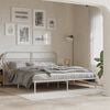 vidaXL Metal Replace Headboard White 180 cm