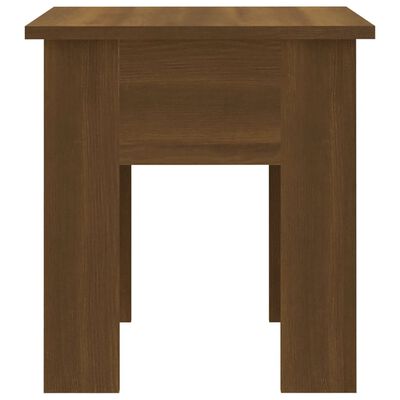 vidaXL Coffee Table Brown Oak 40x40x42 cm Engineered Wood