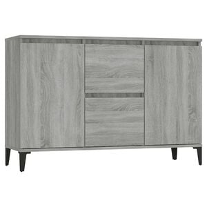 vidaXL Sideboard Grey Sonoma 102x35x70 cm Engineered Wood