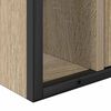 vidaXL Mirror Cabinet Sonoma Oak 60 x 16 x 60 cm Engineered Wood