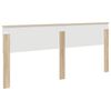 vidaXL Headboard Sonoma Oak 200 cm Engineered wood