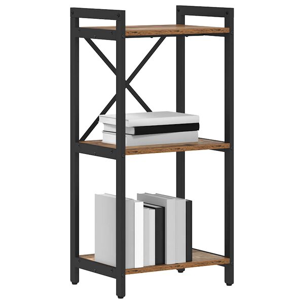 vidaXL Bookshelf Old wood 40 x 30 x 85 cm Engineered Wood