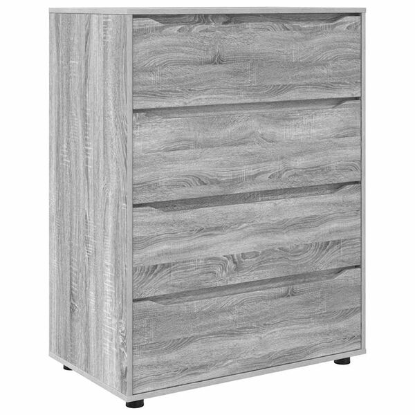 vidaXL Storage Cabinets 2 pcs Grey Sonoma 80 x 48 x 105 cm
