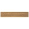 vidaXL Wall Shelf 2 pcs Brown 120 x 23.5 x 4 cm Engineered Wood