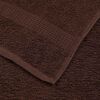 vidaXL Guest Towels "FROGN" 10 pcs Brown 30x50 cm 360 gsm