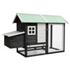 vidaXL Chicken Cage Grey 170x81x110 cm Solid Pine & Fir Wood
