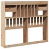 vidaXL Headboard with Storage 135 cm Solid Wood Pine