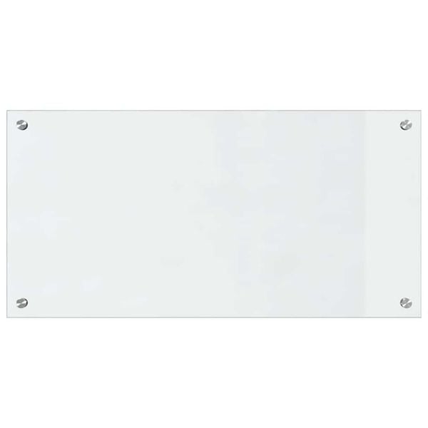 vidaXL Kitchen Backsplash 2 pcs Transparent 80 x 40 cm Tempered Glass