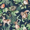 Noordwand Wallpaper Kids @ Home Woodland Animals Blue