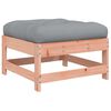 vidaXL Garden Footstools with Cushions 2pcs Solid Wood Douglas
