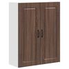 vidaXL Kitchen Wall Cabinet Brown Oak 80 x 31 x 100 cm Engineered Wood