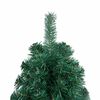 vidaXL Artificial Half Pre-lit Christmas Tree with Ball Set Green 180 cm
