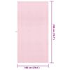vidaXL Sports Towels 2 pcs Pink 200 x 100 cm Polyester and polyamide