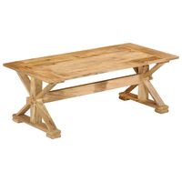 vidaXL Coffee Table 110x52x40 cm Solid Wood Mango