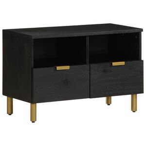vidaXL TV Cabinet Black 70x33x46 cm Engineered Wood