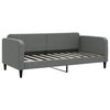 vidaXL Day Bed without Mattress Dark Grey 90x190 cm Single Fabric