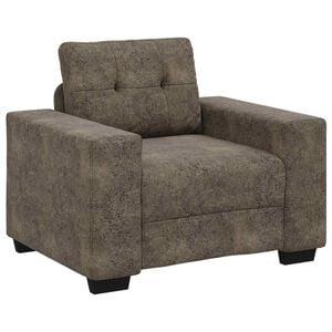 vidaXL Sofa Dark Grey 100 x 80 x 80 cm Fabric