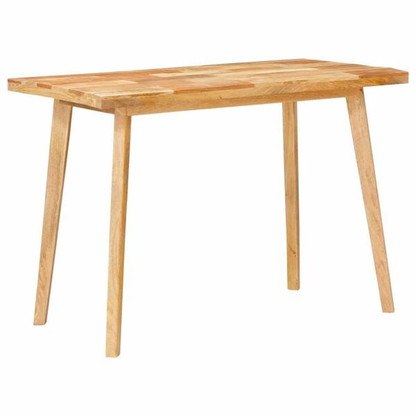 vidaXL Dinning Table Natural 100 x 55 x 75 cm Solid Mango Wood