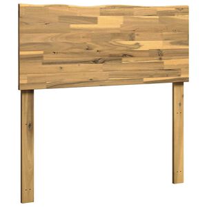 vidaXL Live Edge Headboard ROSTOCK White 80 cm Solid Acacia Wood