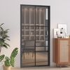 vidaXL Interior Door 102.5x201.5 cm Black ESG Glass and Aluminium