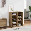 vidaXL Shoe Cabinets 2 pcs Artisan Oak 32x35x70 cm Engineered Wood