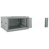 vidaXL Network Cabinet with Storage Grey 53 x 60 x 30 cm Steel
