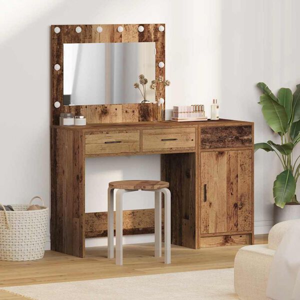 vidaXL Dressing Table 2 pcs Brown 40 x 41 x 75 cm Engineered wood