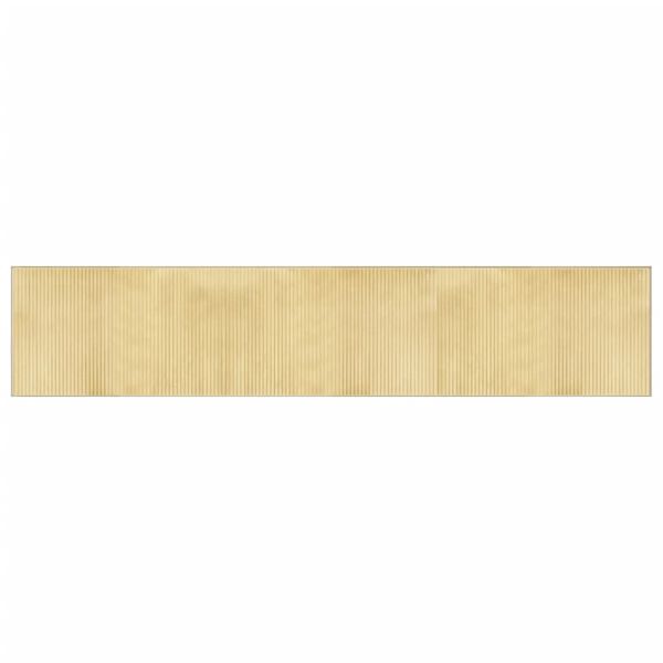 vidaXL Rug Rectangular Light Natural60x300 cm Bamboo