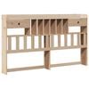 vidaXL Bookcase Bed without Mattress 180x200 cm Super King Solid Wood Pine