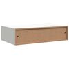 vidaXL Wall-mounted Drawer Shelf White 40x23.5x10 cm MDF