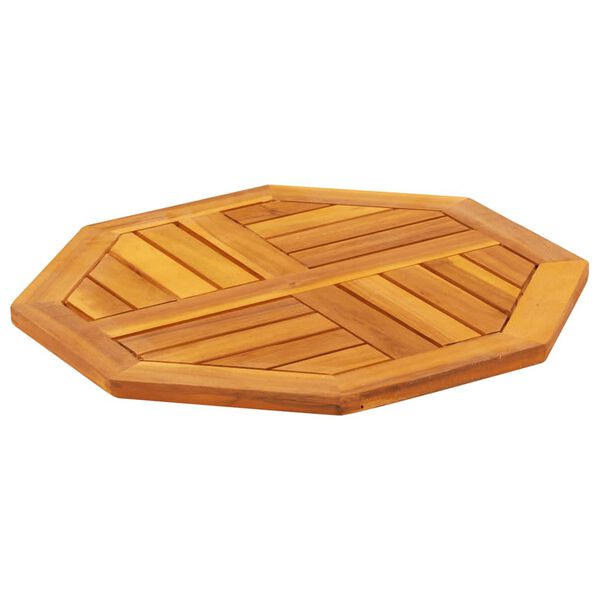 vidaXL Table Top 50x50x2 cm Octagonal Solid Wood Acacia