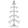 vidaXL Metal Christmas Tree for Decoration Black 150 cm