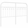vidaXL Metal Headboard White 140 cm