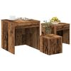 vidaXL Nesting Tables 3 pcs Old Wood Engineered Wood