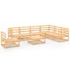 vidaXL Garden Lounge Set | Natural Pine | Solid Pinewood | Medium | Modular