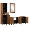 vidaXL Bathroom Cabinet Set 4 pcs Honey Brown Solid Mango Wood