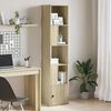 vidaXL Bookcase Sonoma Oak 40x36x189 cm Engineered Wood