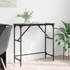 vidaXL Console Table Black oak 75 x 32 x 75 cm Engineered Wood