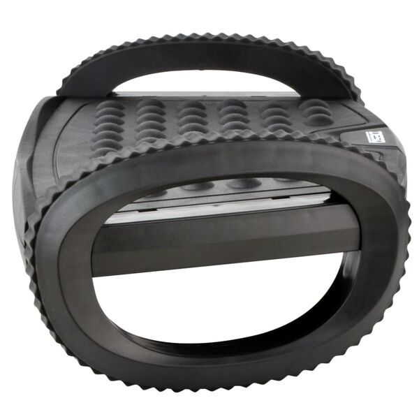 DESQ Footrest ABS Two Adjustable Height Black