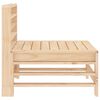 vidaXL Garden Middle Sofa Solid Wood Pine