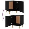 vidaXL Bedside Cabinets 2 pcs Black Engineered Wood