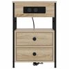 vidaXL Bedside Cabinet Sonoma Oak 40 x 31 x 60 cm Engineered Wood
