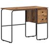 vidaXL Desk with Storage Oak Wood 100 x 50 x 75 cm