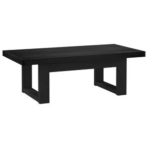vidaXL Coffee Table NOAIN Black 119 x 60 x 40 cm Solid Pine Wood