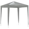 vidaXL Party Tent 200 x 200 x 240 cm Light Grey PE and Steel