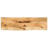 vidaXL Table Top 100x40x2.5 cm Live Edge Solid Wood Rough Mango
