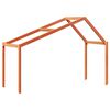 vidaXL Kids' Bed Roof Wax Brown 203x95.5x142 cm Solid Wood Pine