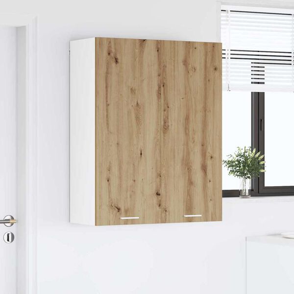 vidaXL Hanging Cabinet Artisan Oak 80 x 31 x 100 cm Engineered Wood