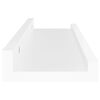 vidaXL Wall Shelves 4 pcs White 40x9x3 cm