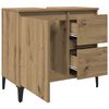 vidaXL Sink Cabinet Artisan Oak 65x33x60 cm Engineered Wood